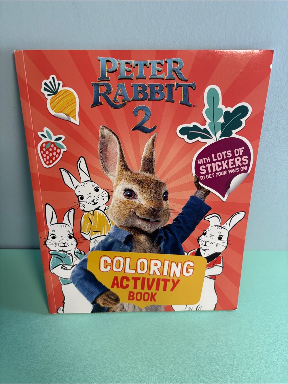 Peter Rabbit 2 Colouring Activity Book with Stickers, Kids Colouring Book
